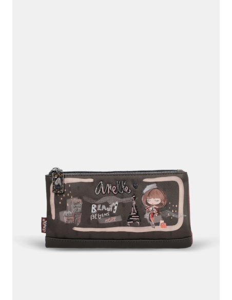 BILLETERO GRANDE FLEXIBLE RFID MADEMOISELLE | ANEKKE