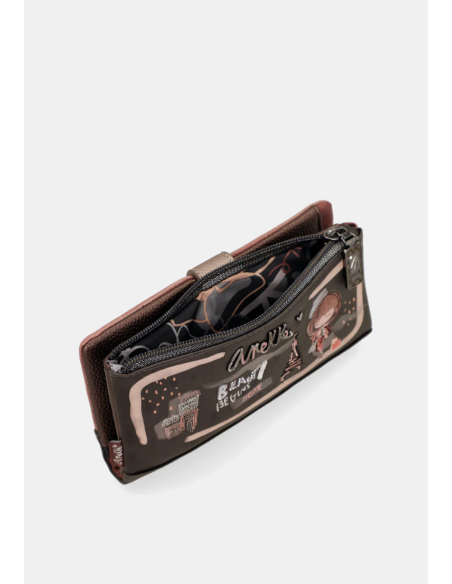 BILLETERO GRANDE FLEXIBLE RFID MADEMOISELLE | ANEKKE