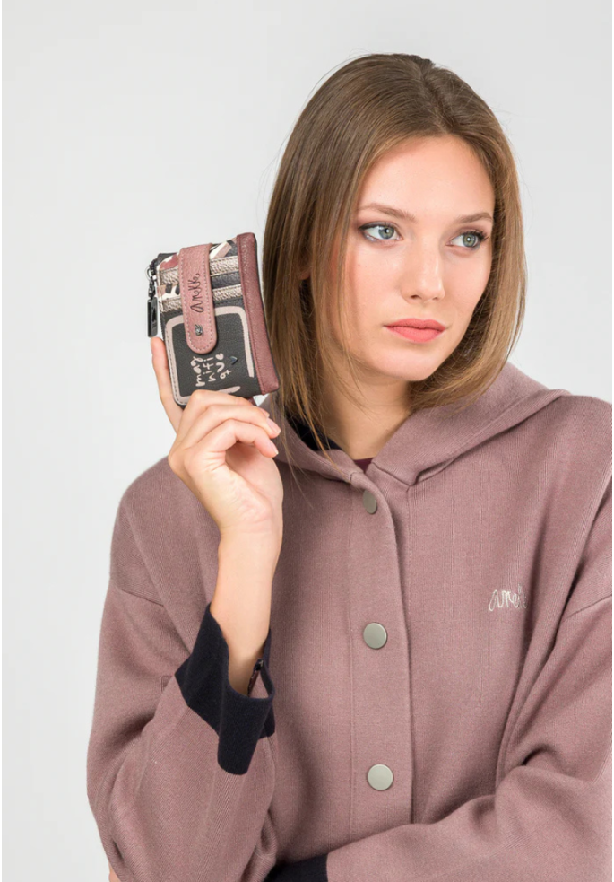 MONEDERO Y TARJETERO MEDIANO PARISIAN...