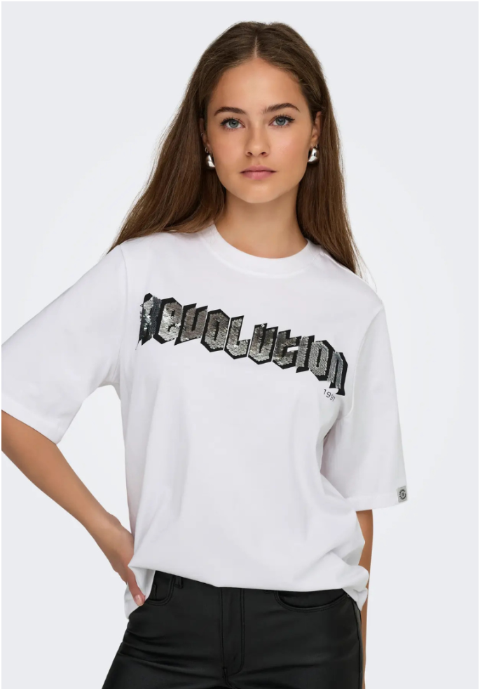 CAMISETA PURI LIFE | ONLY